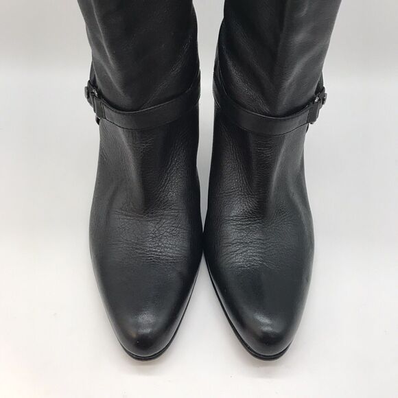 Cole Haan Lizeth Black Boots Nappa Leather Slouchy Women's 10 B Stiletto Heels - Picture 5 of 13